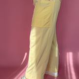 Mineral Wash Cargo Pant- Yellow