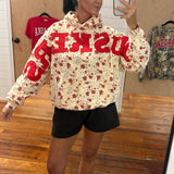 Floral Huskers Hoodie