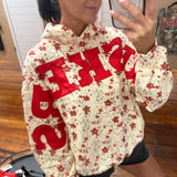 Floral Huskers Hoodie
