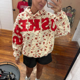 Floral Huskers Hoodie