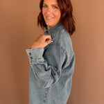 Denim Button Up Shirt - Ana Patricia Boutique