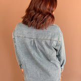 Denim Button Up Shirt - Ana Patricia Boutique