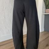 Barrel Sweatpants- Black - Ana Patricia Boutique