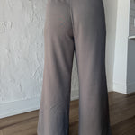 Mid Rise Raw Hem Sweatpants- Light Mocha - Ana Patricia Boutique