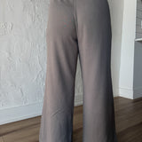 Mid Rise Raw Hem Sweatpants- Light Mocha - Ana Patricia Boutique