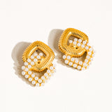 Pearl Chain Earrings - Ana Patricia Boutique