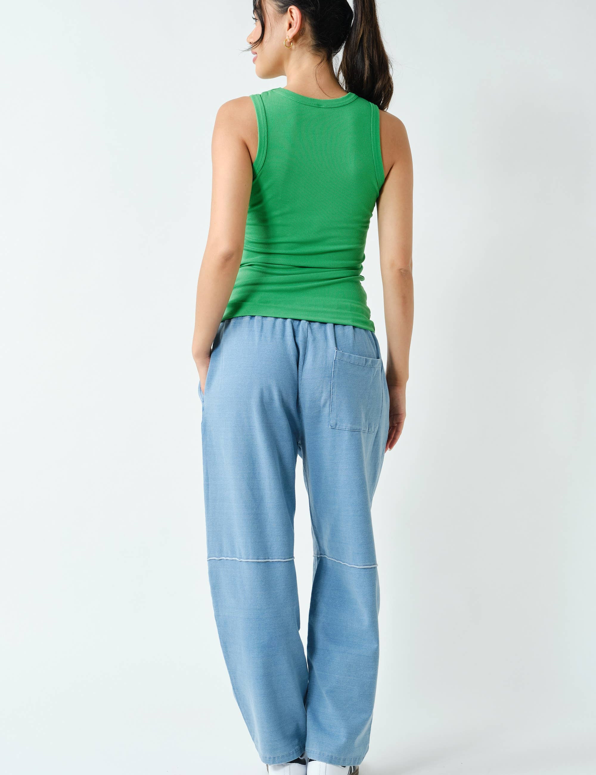 Essential Micro-Ribbed Athleisure Tank Top - Ana Patricia Boutique