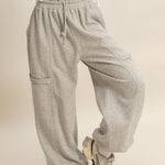 Burnout Joggers-Grey - Ana Patricia Boutique