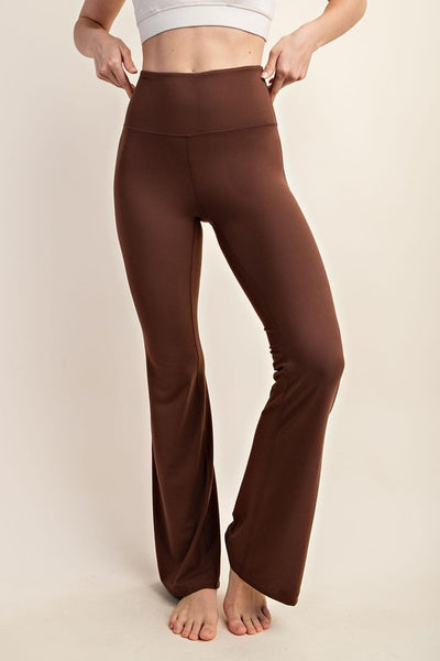 Flared Yoga Pants- Java