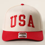 USA Embroidered OTTO Mid Profile Trucker Cap - Ana Patricia Boutique