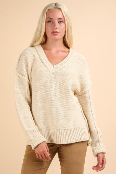 The Pearl Sweater- Cream