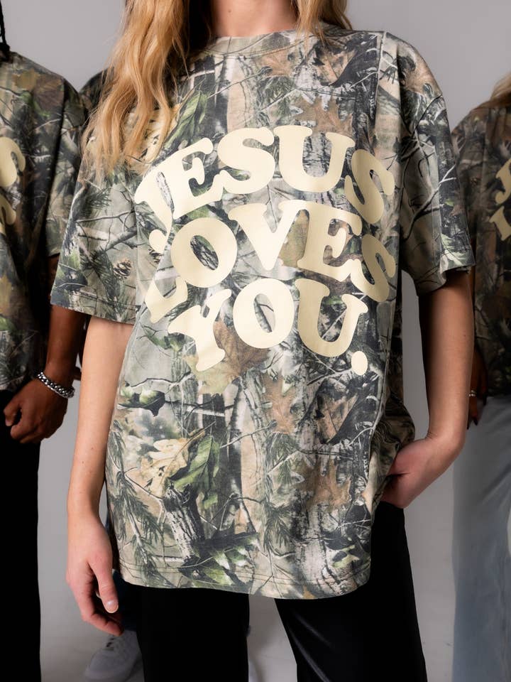 Jesus Love You Camo Tee - Ana Patricia Boutique