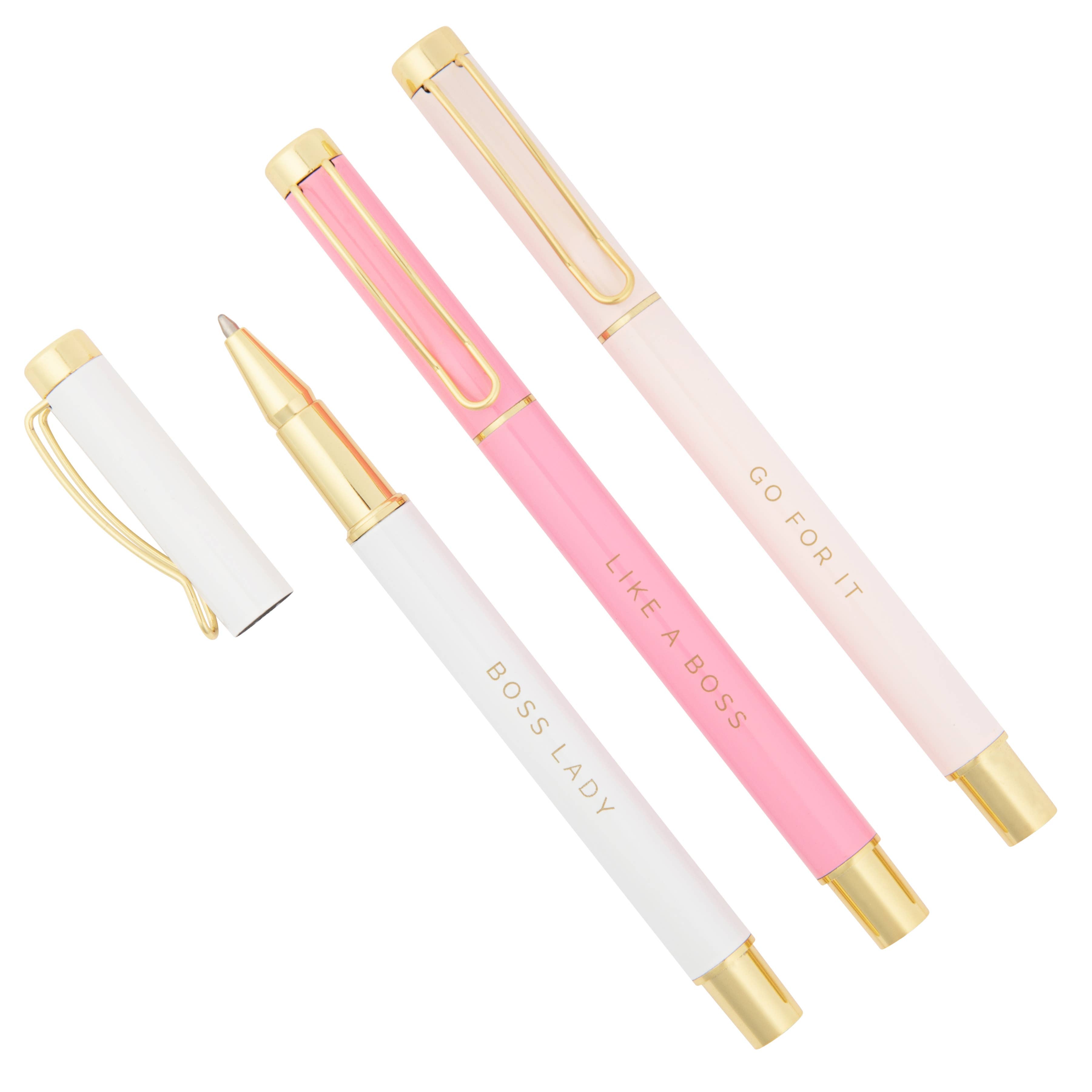 Boss Lady Metal Pen Set - Gifts & Home Decor - Ana Patricia Boutique