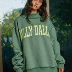 Dilly Dally  Mock Sweatshirt - Ana Patricia Boutique