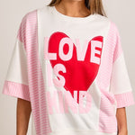 Love is Kind Tee-Lt Pink - Ana Patricia Boutique