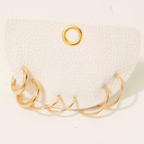 3Pc Dainty Tube Hoop Earrings Set