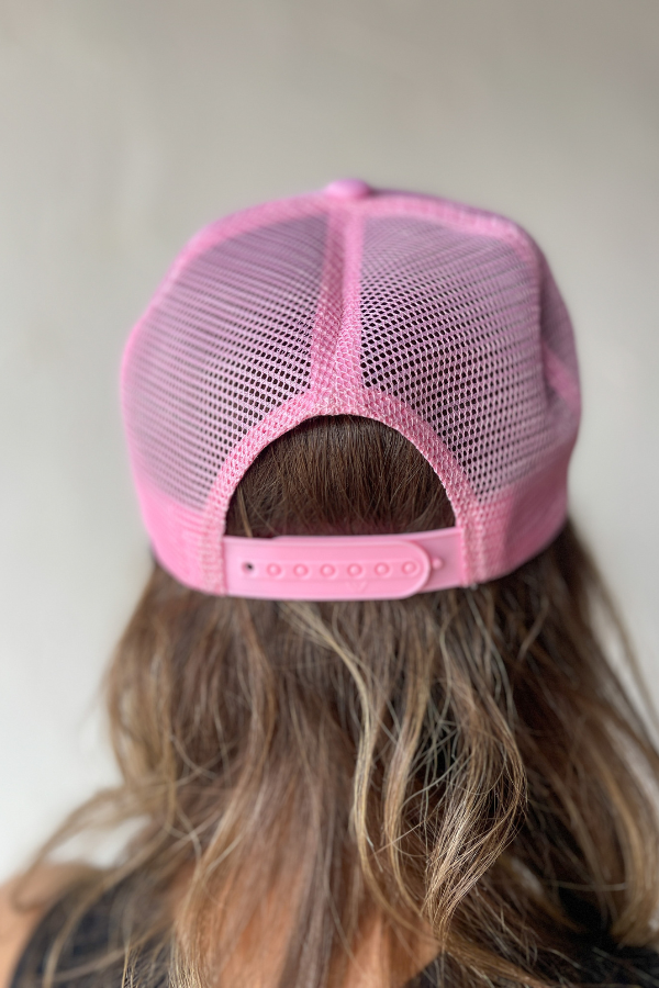 Growing in Grace Trucker Hat- Pink