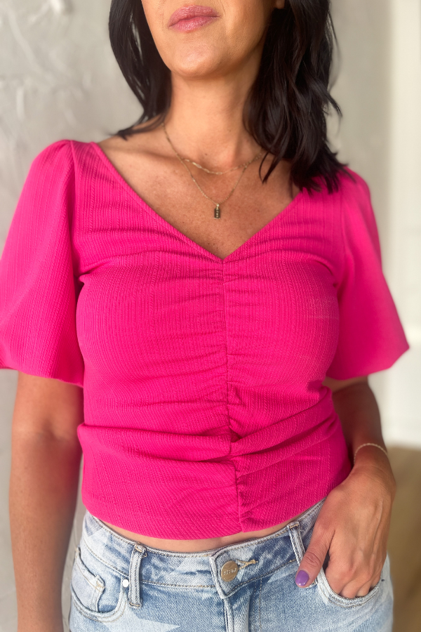 Fuchsia Fizz Top