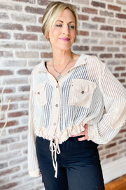 Days Go By Knit Top - Cream