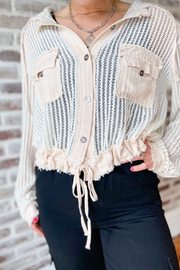 Days Go By Knit Top - Cream