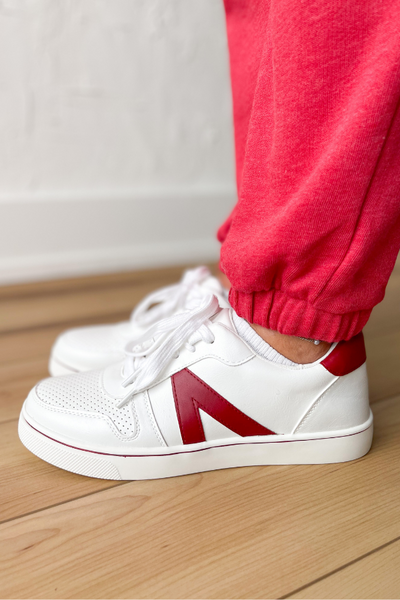 MIA Krew Sneakers- White/Red