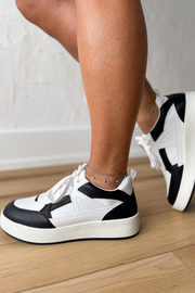 MIA Dice Sneakers- Blk/White