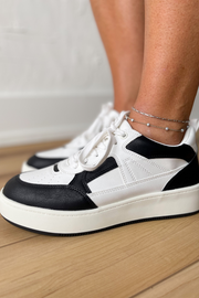 MIA Dice Sneakers- Blk/White