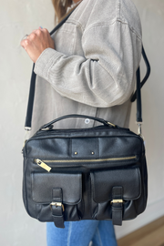 The Messenger Satchel- Black