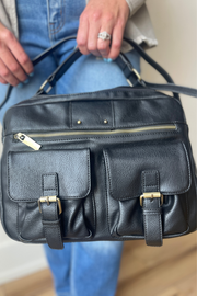 The Messenger Satchel- Black