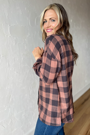 Boyfriend Flannel- Brown