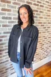 Simply Stated Jacket- Black