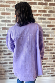 Simply Stated Jacket- Purple