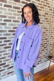 Simply Stated Jacket- Purple