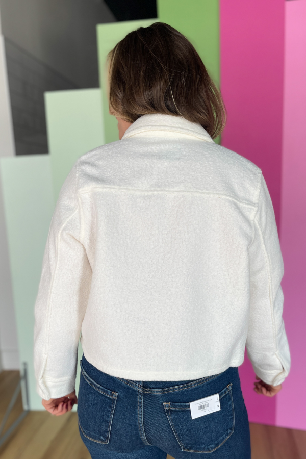 Happy to Be Here Jacket - Ivory