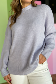 Free Your Mind Sweater- Dusty Lilac