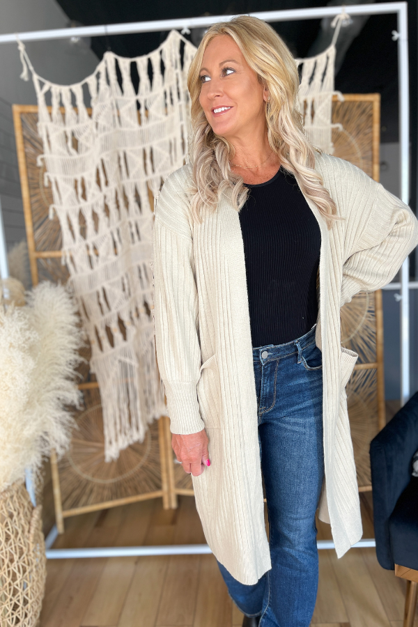 The Alice Cardigan- Oatmeal