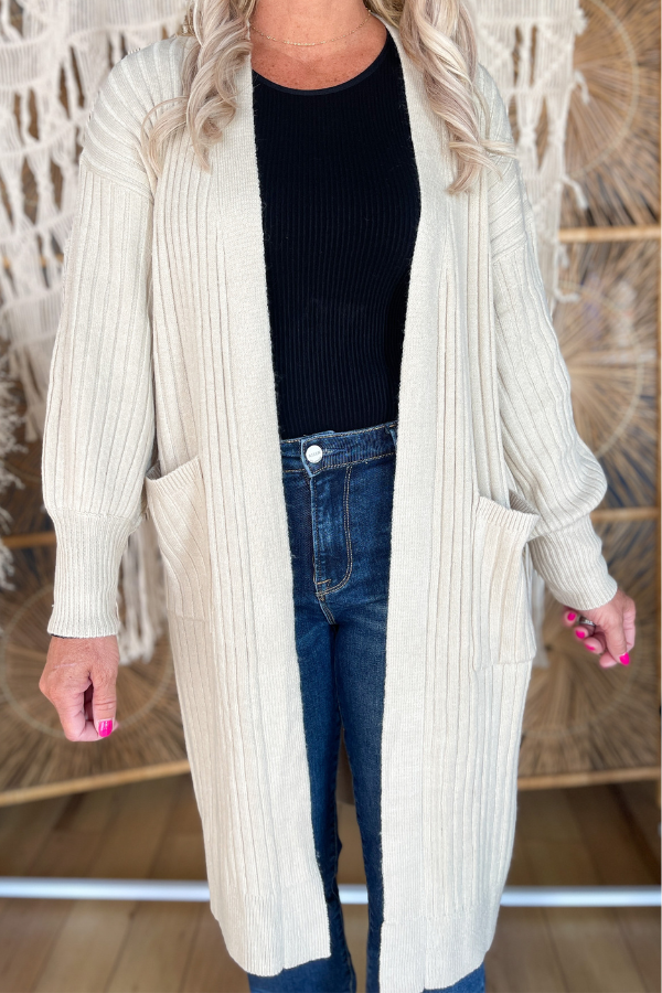 The Alice Cardigan- Oatmeal