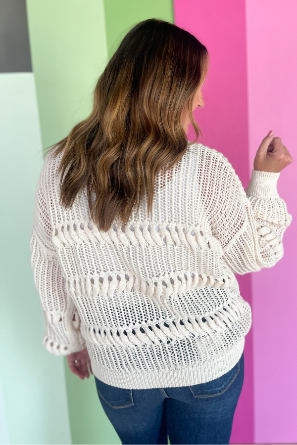 Cozy Sands Sweater -Ivory