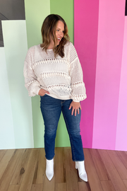 Cozy Sands Sweater -Ivory