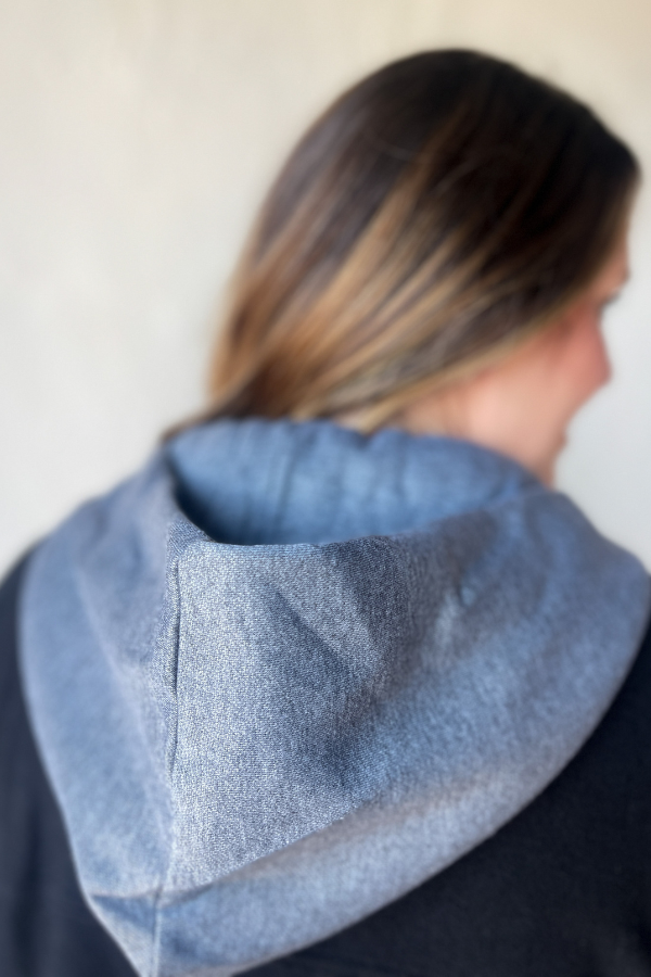 Warm Embrace Jacket- Black/Grey