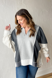 The Lallie Pullover- Grey