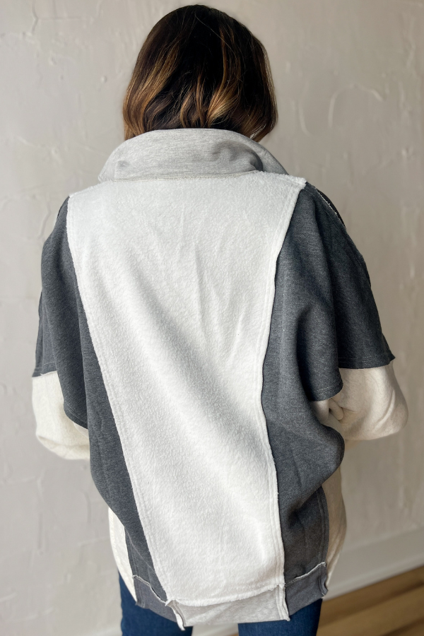 The Lallie Pullover- Grey