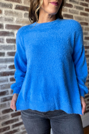 On Cloud Nine Sweater- Blue