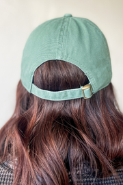 Mama Embroidered Hat- Sage