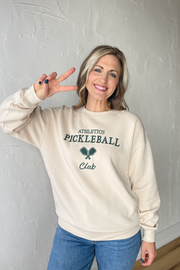 Athletics Pickleball Sweatshirt - Cream
