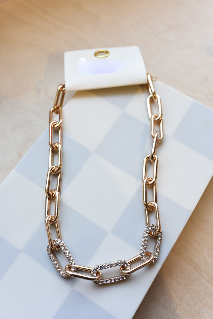 The Aurora Gold Link Necklace