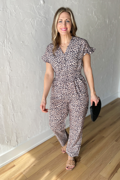 Wild Jungle Jumpsuit- Leopard