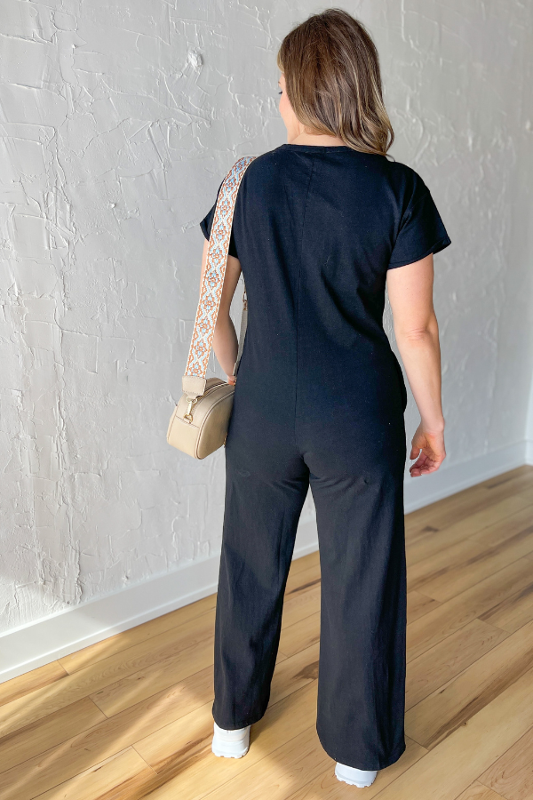 Everyday Essential Jumpsuit- Black