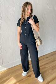 Everyday Essential Jumpsuit- Black